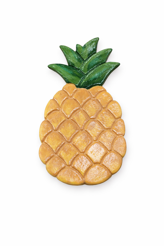 El Yapımı Ananas Tasarımlı Buzdolabı Magneti