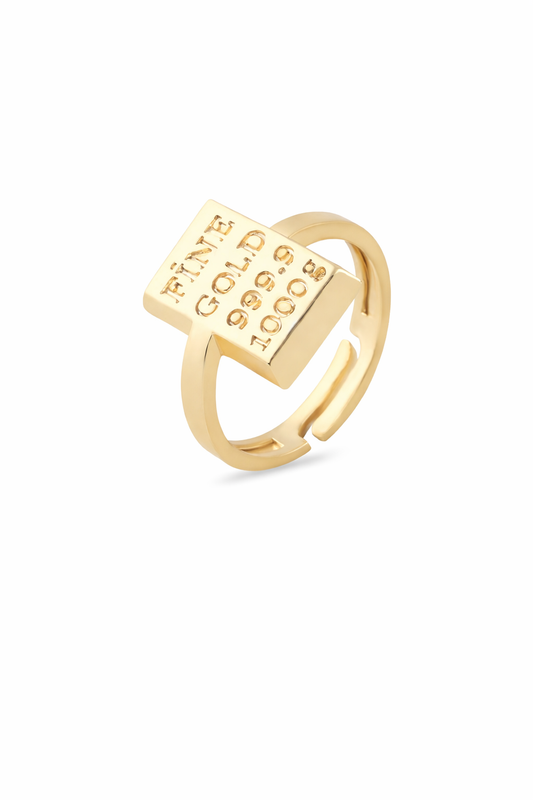 Vip Külçe Yüzük Gold