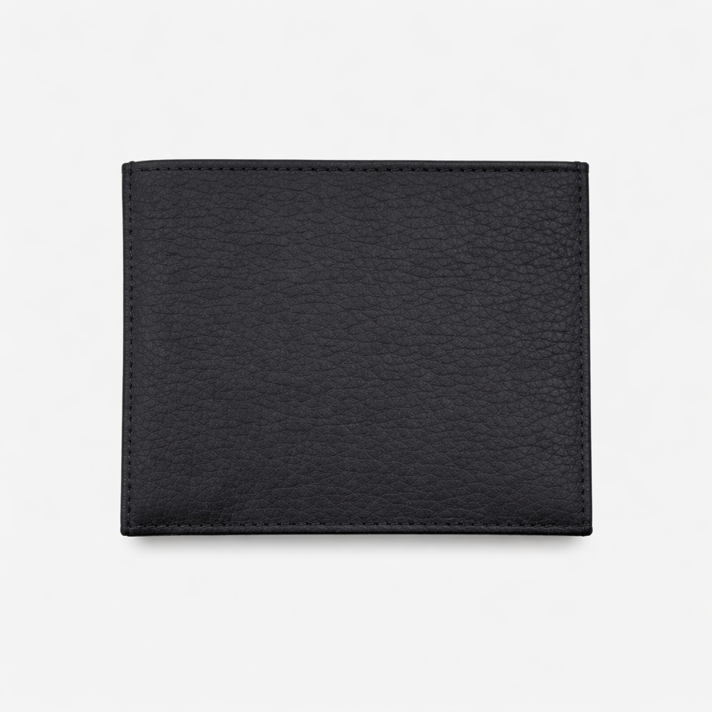 Arven Hakiki Deri Erkek Cüzdan – Siyah Klasik Bifold Model