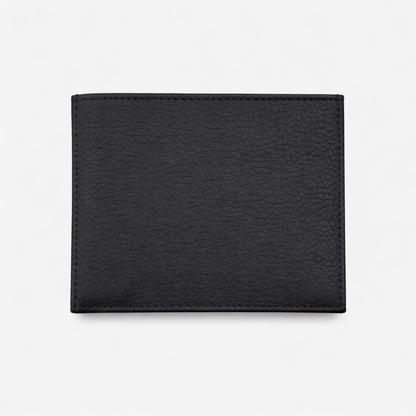 Arven Hakiki Deri Erkek Cüzdan – Siyah Klasik Bifold Model
