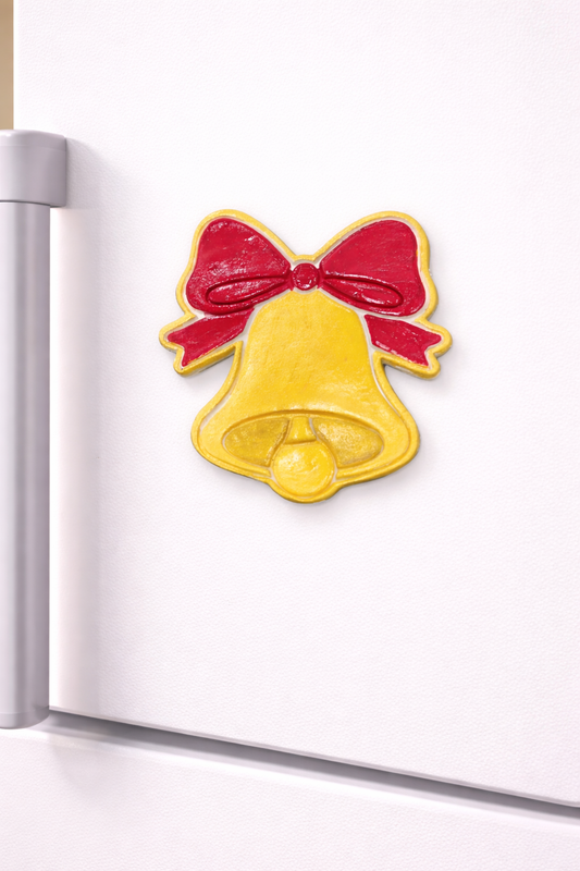 El Yapımı Çan Tasarımlı Buzdolabı Magneti