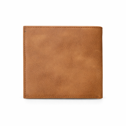 Hakiki Deri Erkek Cüzdan – Vintage Taba