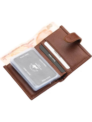 Westpolo Taba Hakiki Deri Patlı Unisex Kartlık