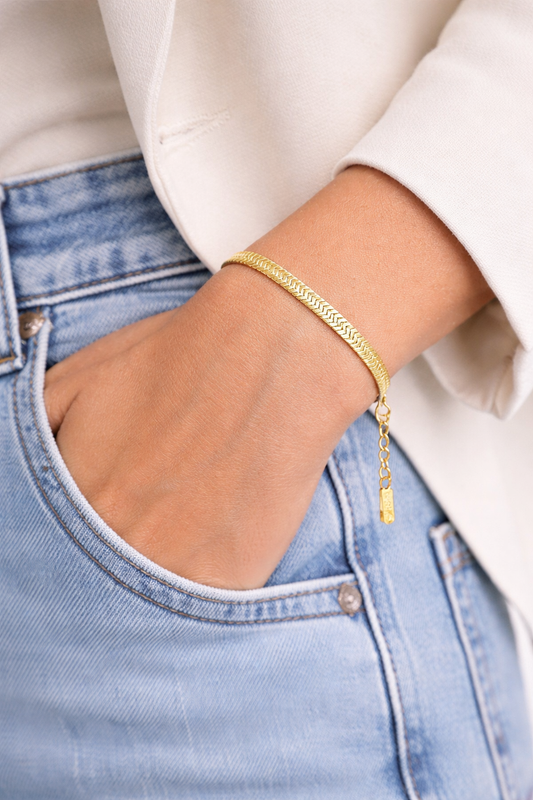 Çelik İtalyan Bileklik